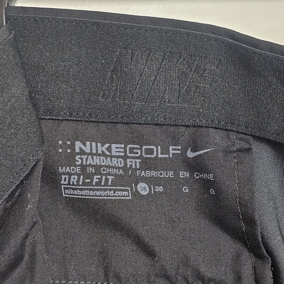 Nike Golf dri-fit tour performance black athletic men's shorts sz 36 - Picture 5 of 6